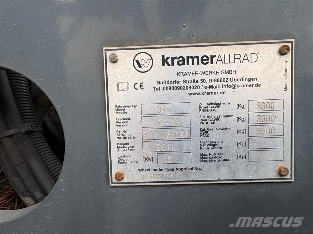 Kramer 750 Cargadoras sobre ruedas