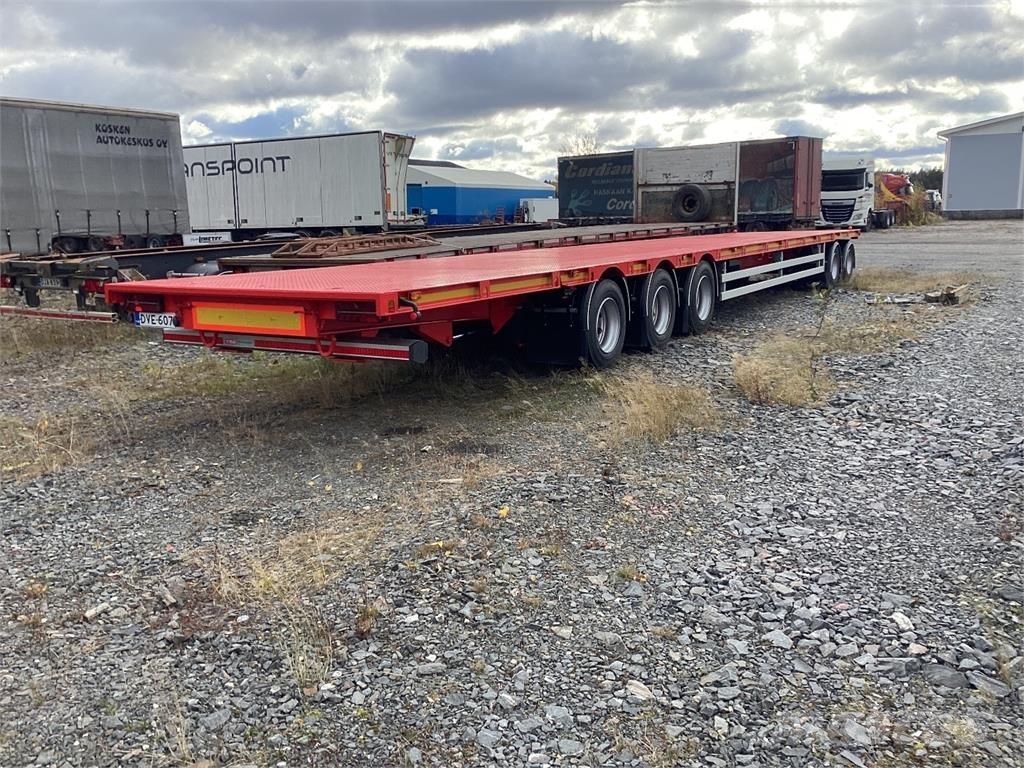 KRT trailer Plataforma plana/laterales abatibles