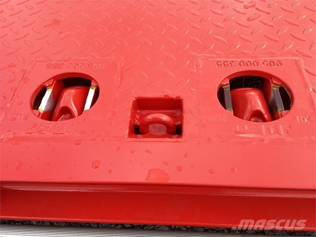 KRT trailer Plataforma plana/laterales abatibles