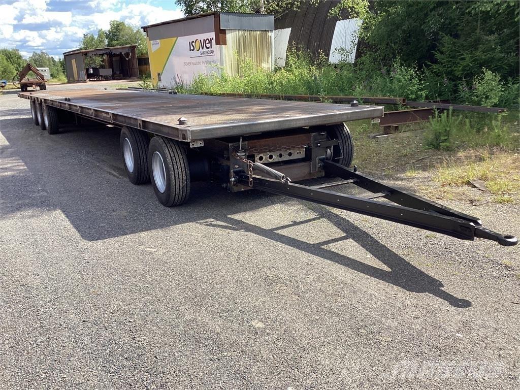 KRT trailers Plataforma plana/laterales abatibles