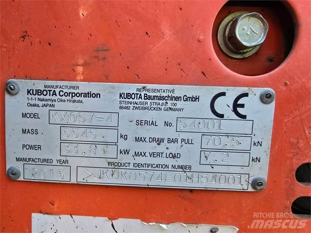 Kubota KX 057-4 Excavadoras de cadenas