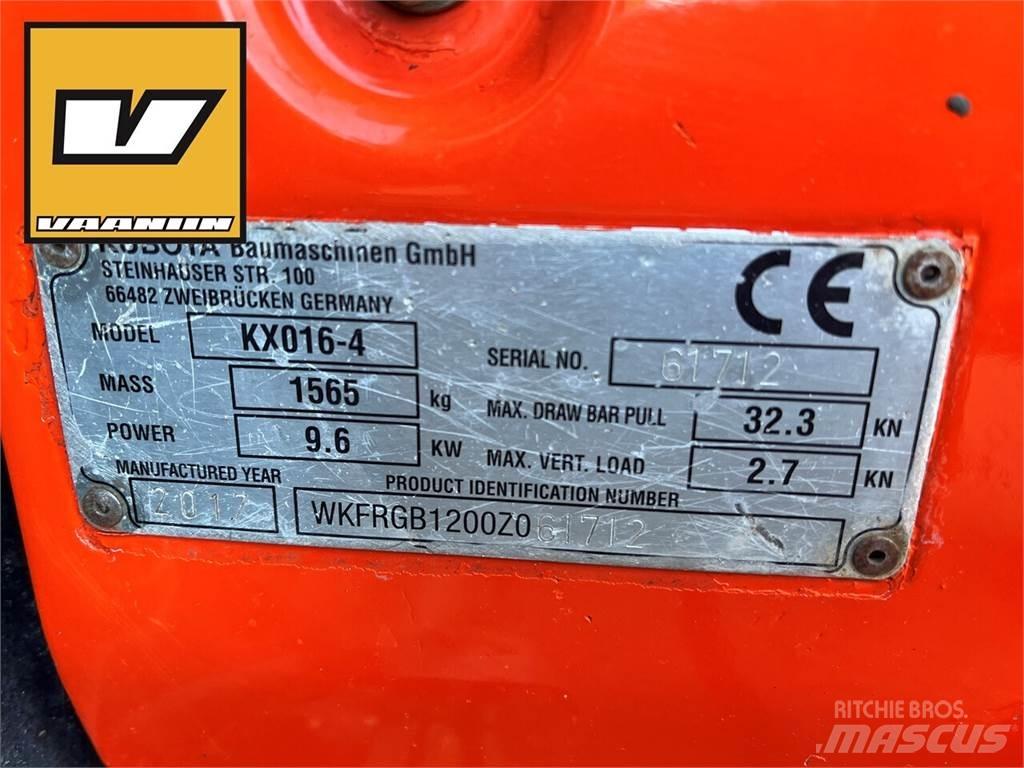 Kubota KX016-4 Mini excavadoras < 7t
