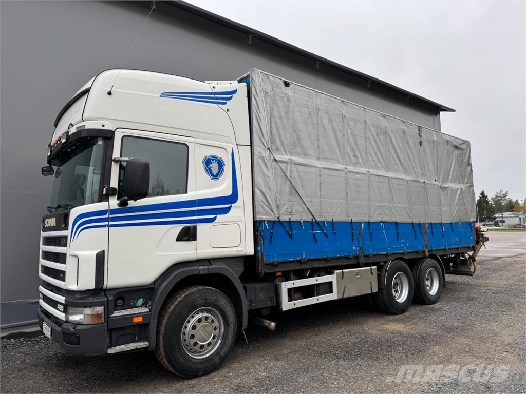 Scania 144G 6x2 Camiones grúa