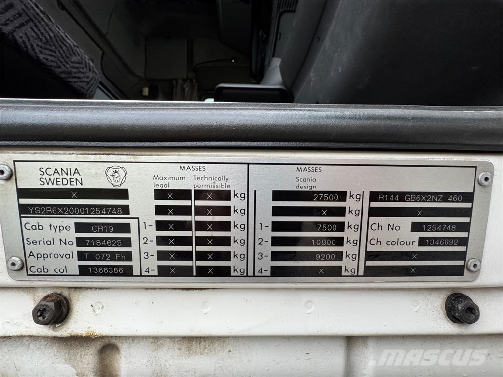 Scania 144G 6x2 Camiones grúa