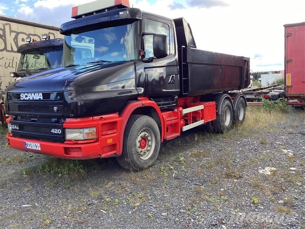 Scania T 124 Camiones bañeras basculantes o volquetes