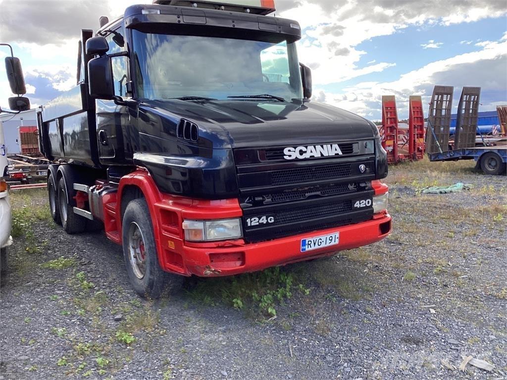 Scania T 124 Camiones bañeras basculantes o volquetes