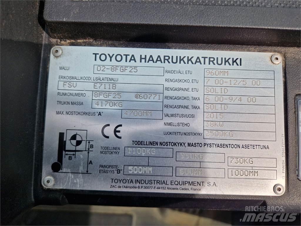 Toyota 02-8FGF25 Carretillas LPG