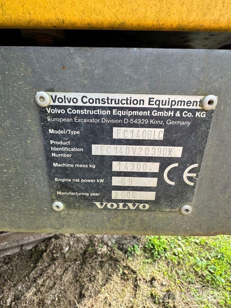 Volvo EC 140 BLC Excavadoras de cadenas