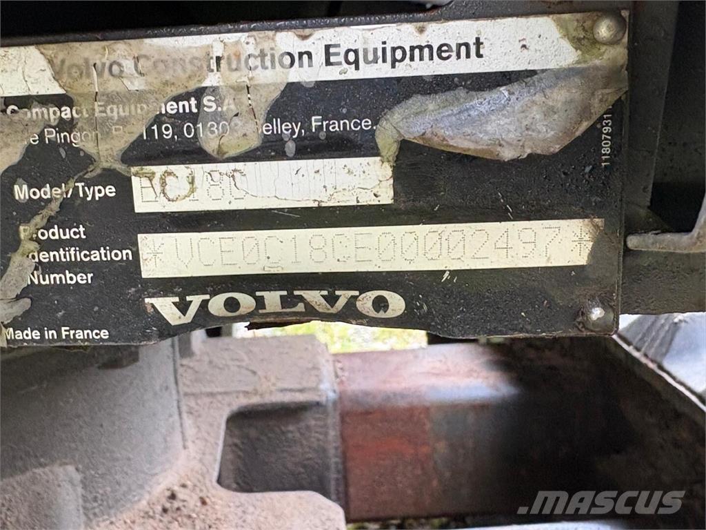 Volvo EC 18 C Mini excavadoras < 7t