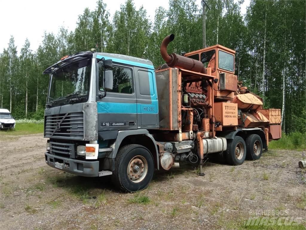 Volvo F16 Camiones volquete para virutas de madera