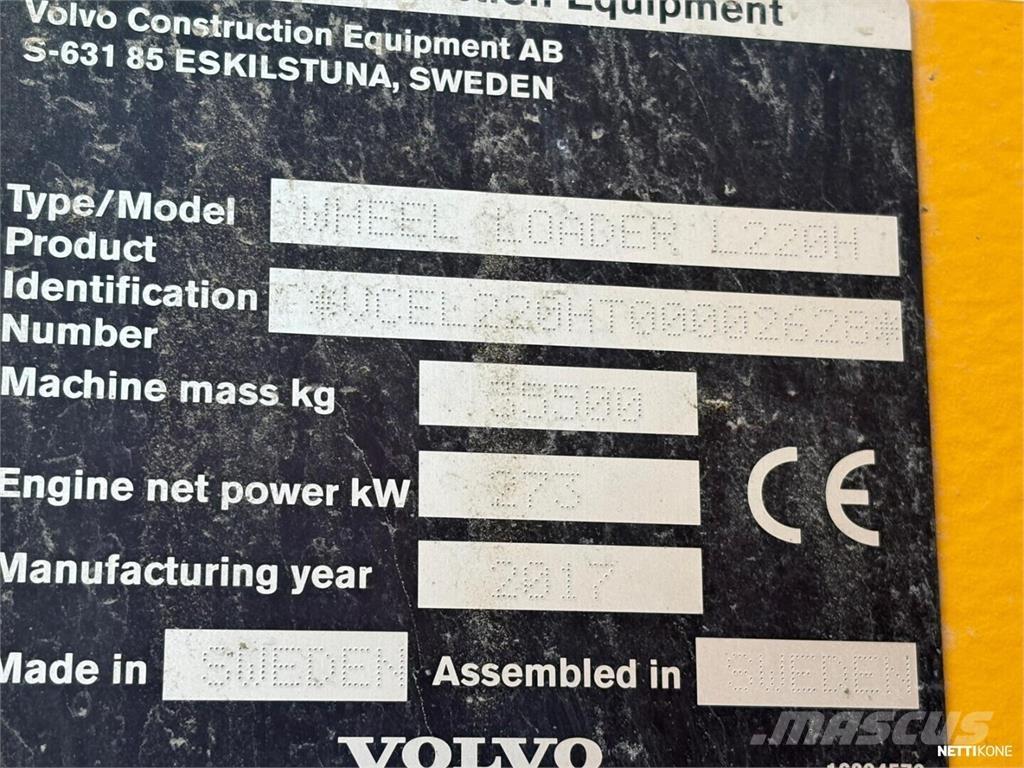 Volvo L 220 H Cargadoras sobre ruedas