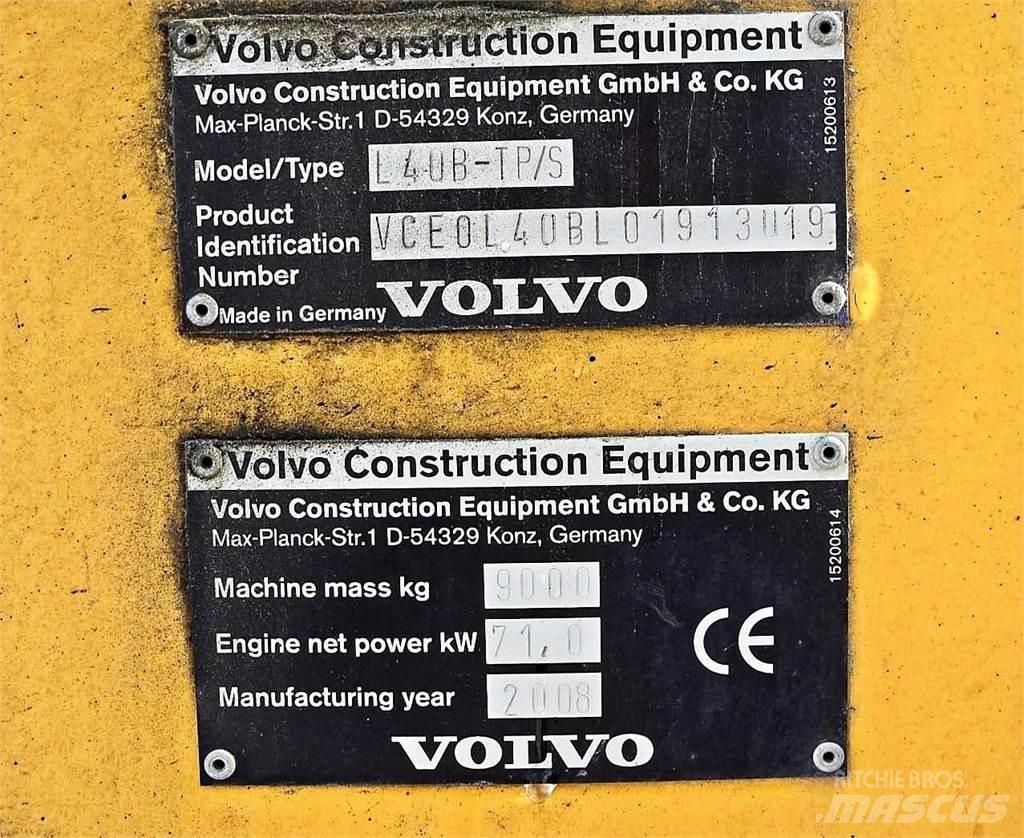 Volvo L40B Cargadoras sobre ruedas