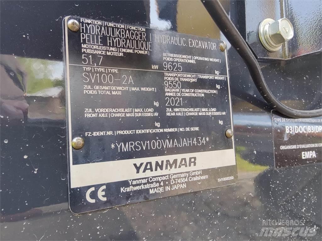 Yanmar SV100-2 Excavadoras 7t - 12t