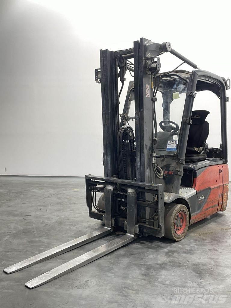 Linde E16-02-386 Carretillas de horquilla eléctrica