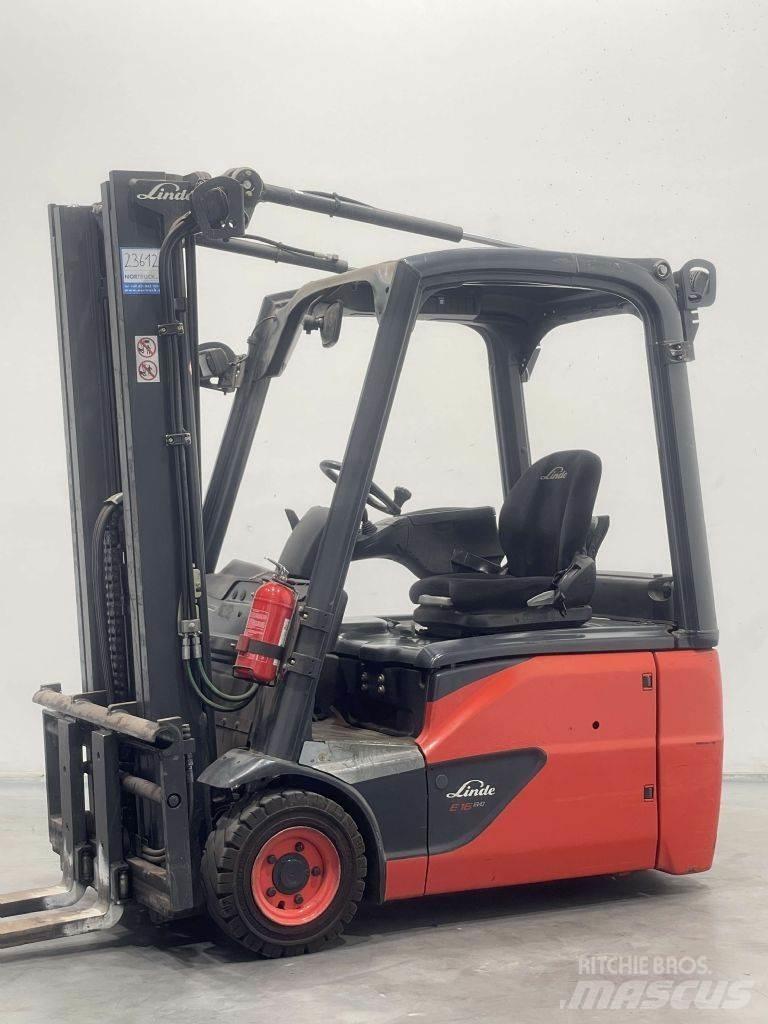 Linde E16-02-386 Carretillas de horquilla eléctrica
