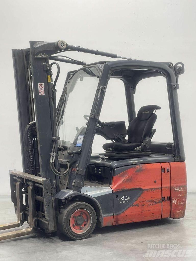Linde E16-02-386 Carretillas de horquilla eléctrica