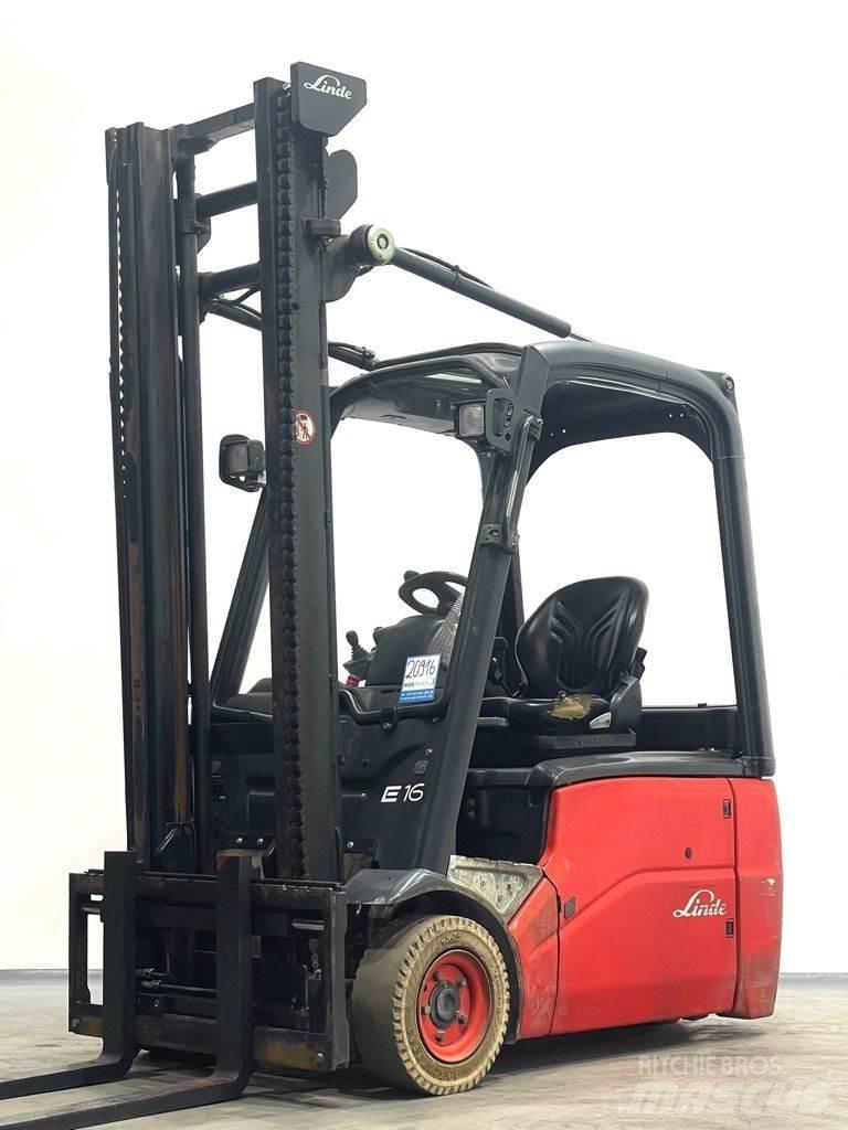 Linde E16-386 Carretillas de horquilla eléctrica