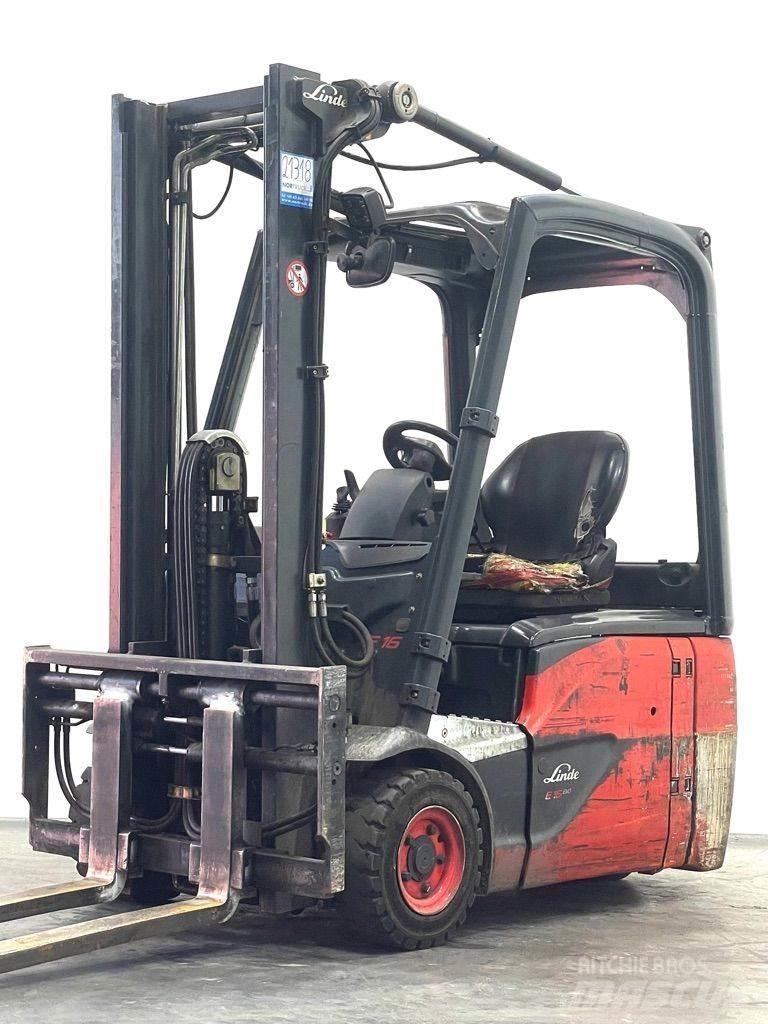 Linde E16-386-EVO Carretillas de horquilla eléctrica