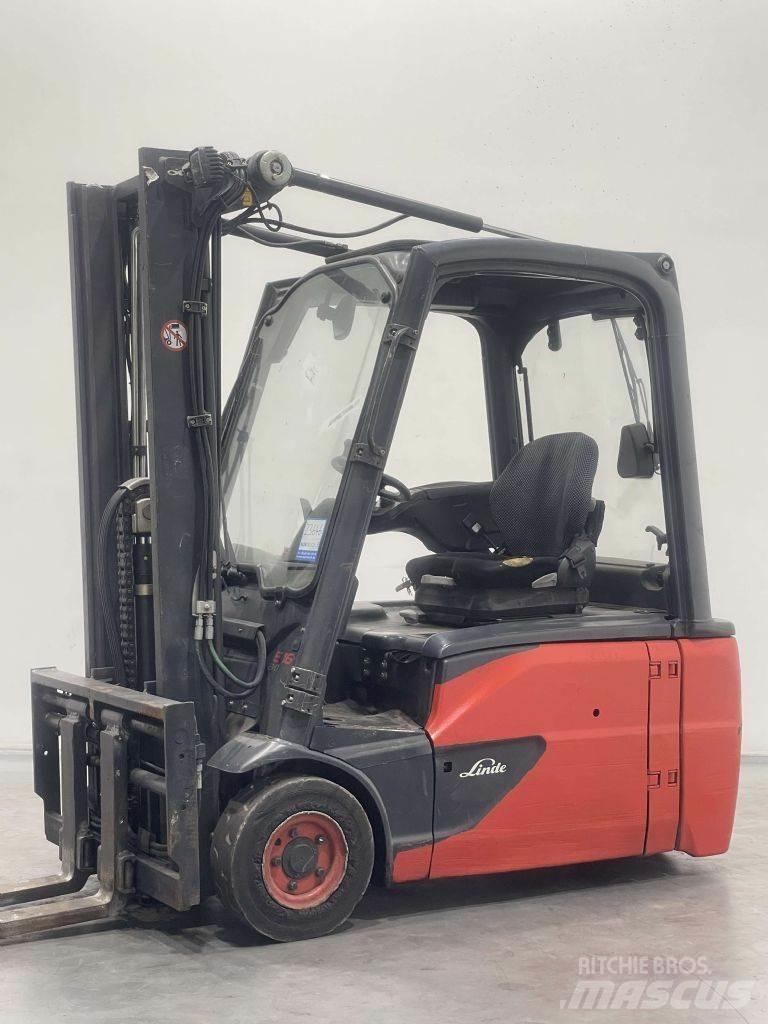 Linde E16L-02-386 Carretillas de horquilla eléctrica
