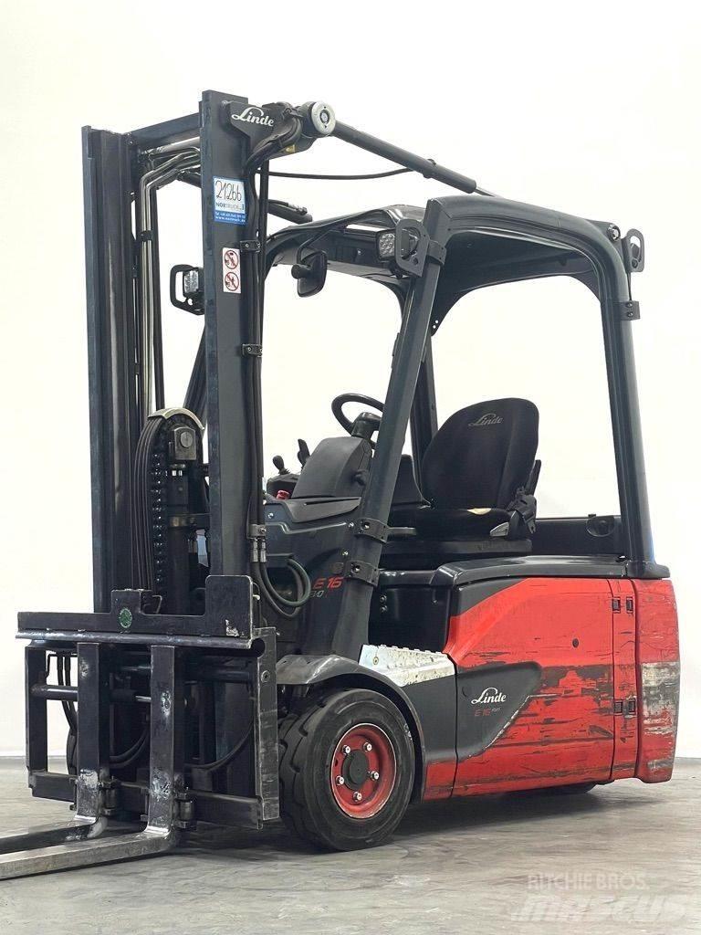 Linde E16L-386-EVO Carretillas de horquilla eléctrica