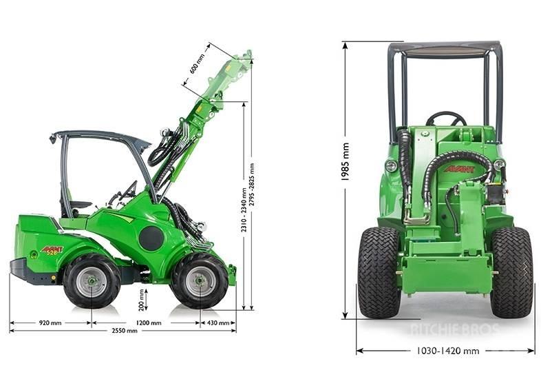 Avant 528 Minicargadoras