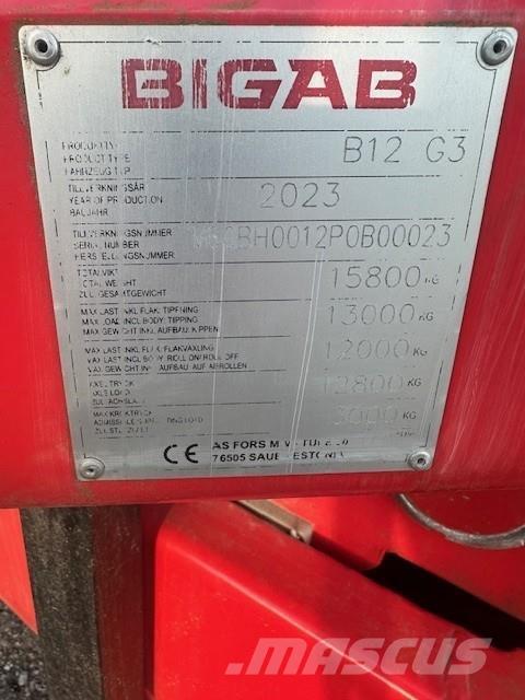 Bigab B12 VÄXLARVAGN Otros equipos de carga y excavación