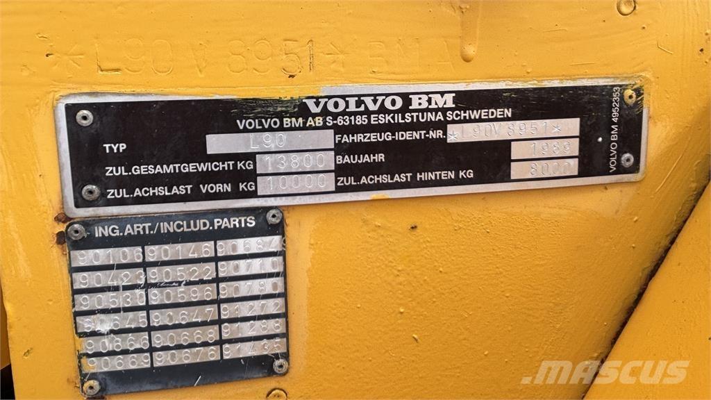 Volvo L90 LASTMASKIN Cargadoras sobre ruedas