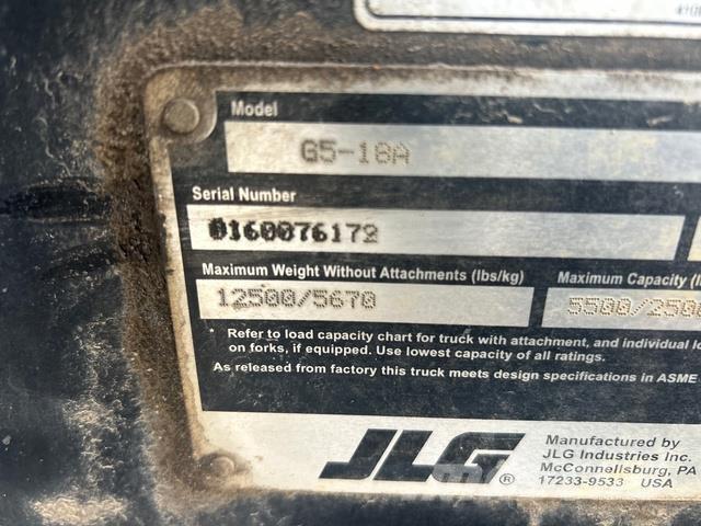 JLG G5-18 A Carretillas telescópicas