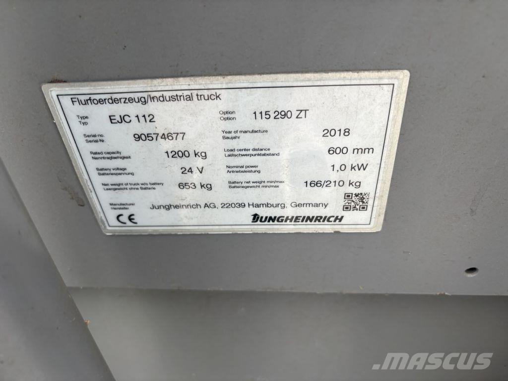 Jungheinrich EJC 112 Apiladores eléctricos