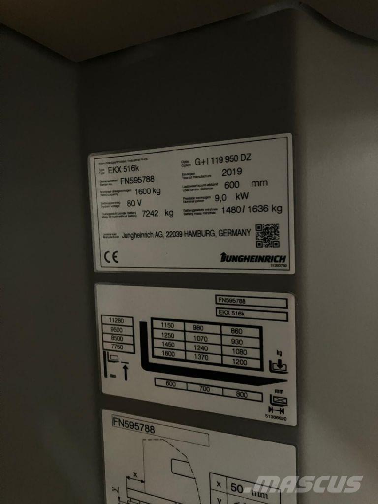 Jungheinrich EKX 516K Recogepedidos de gran altura