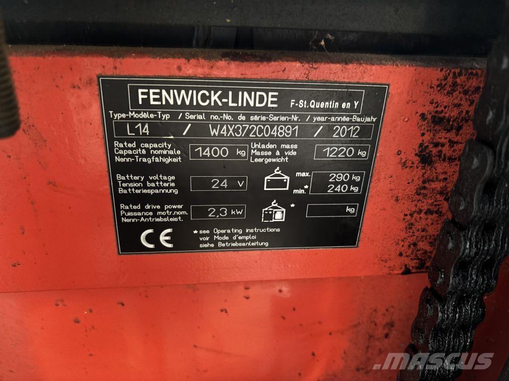 Linde L14 Apiladores eléctricos