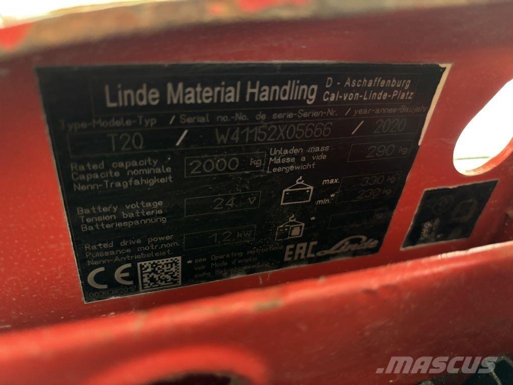 Linde T20 Transpaletas Electricas