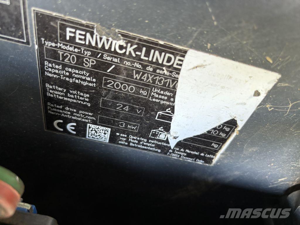 Linde T20 SP Apiladores eléctricos autopropulsados