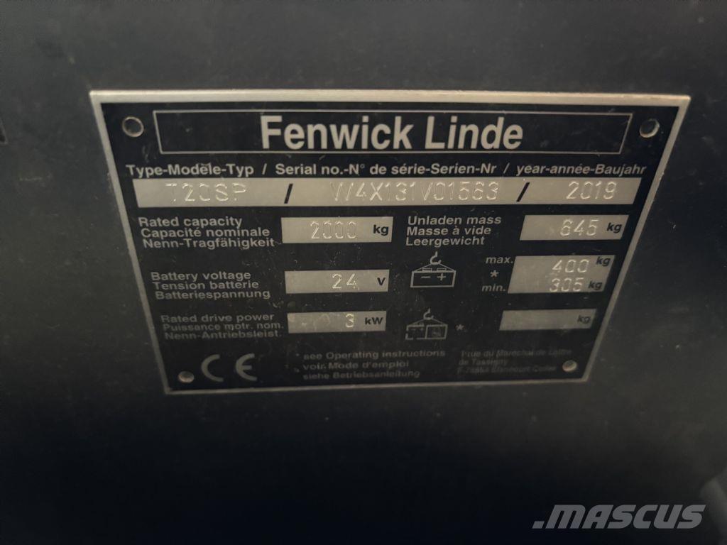 Linde T20 SP Apiladores eléctricos autopropulsados