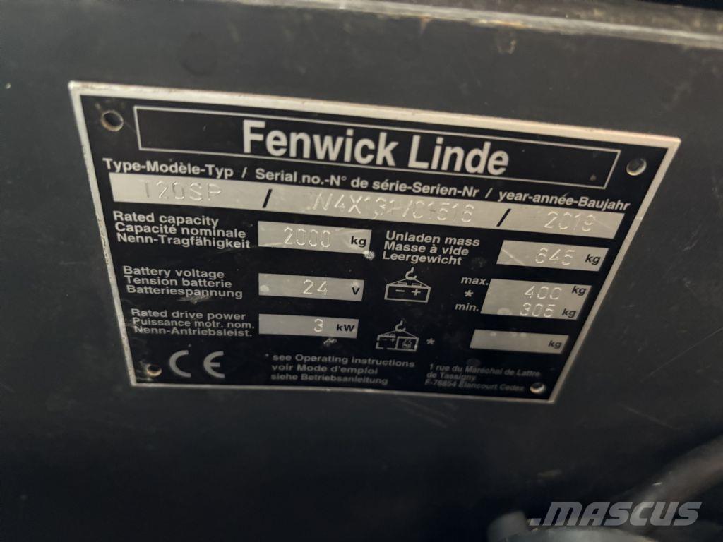 Linde T20 SP Apiladores eléctricos autopropulsados