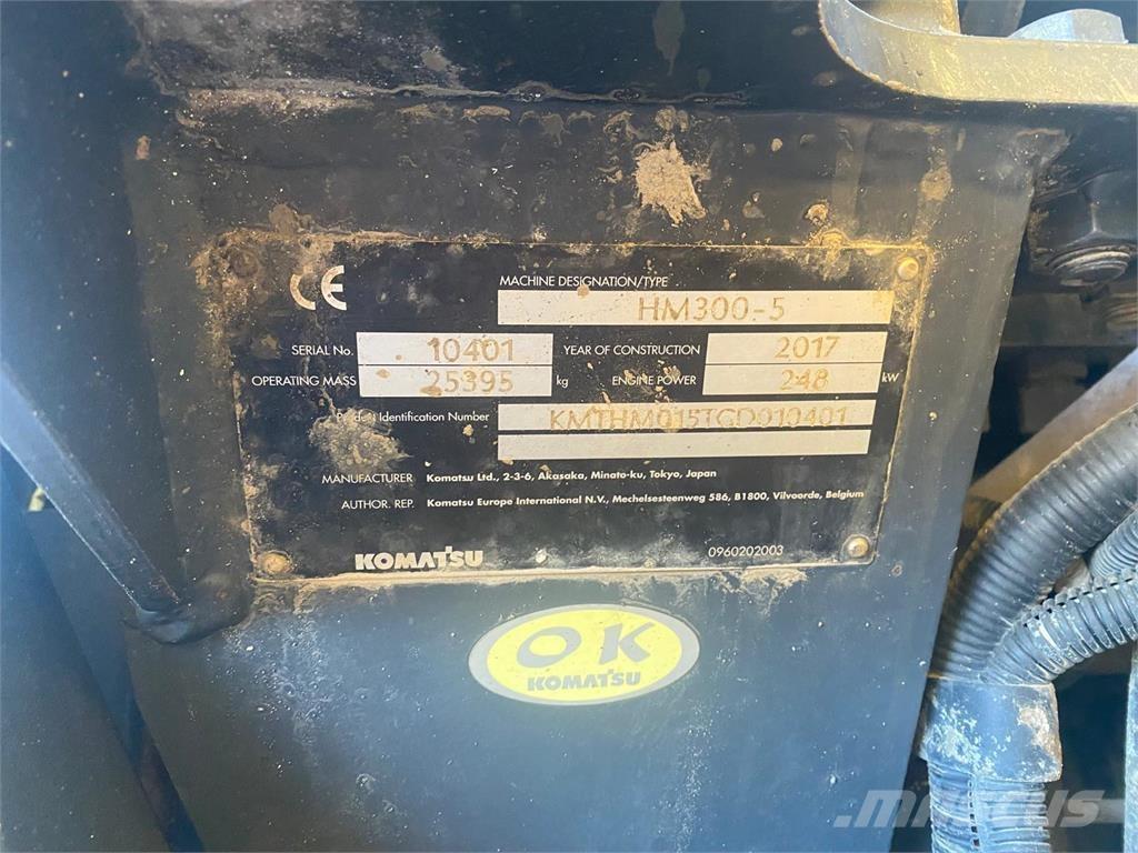 Komatsu HM300-5 Dúmpers articulados