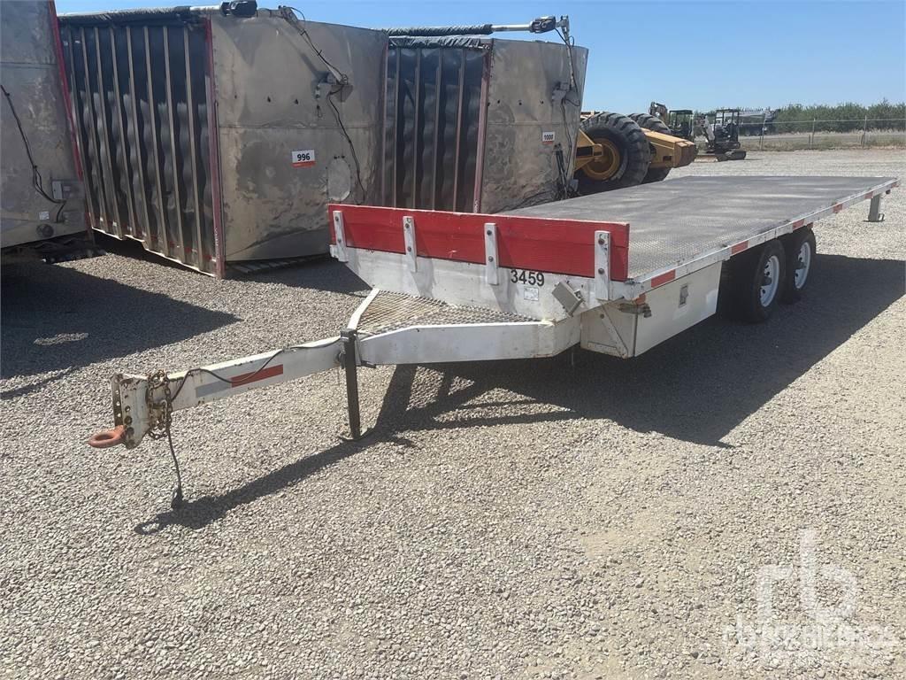  20 ft T/A Semirremolques de plataformas planas/laterales abatibles