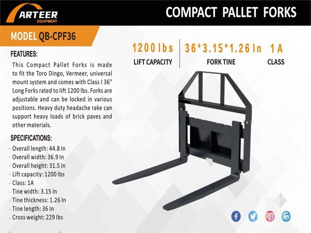 Arteer QB-CPF36 Uñas para carretilla