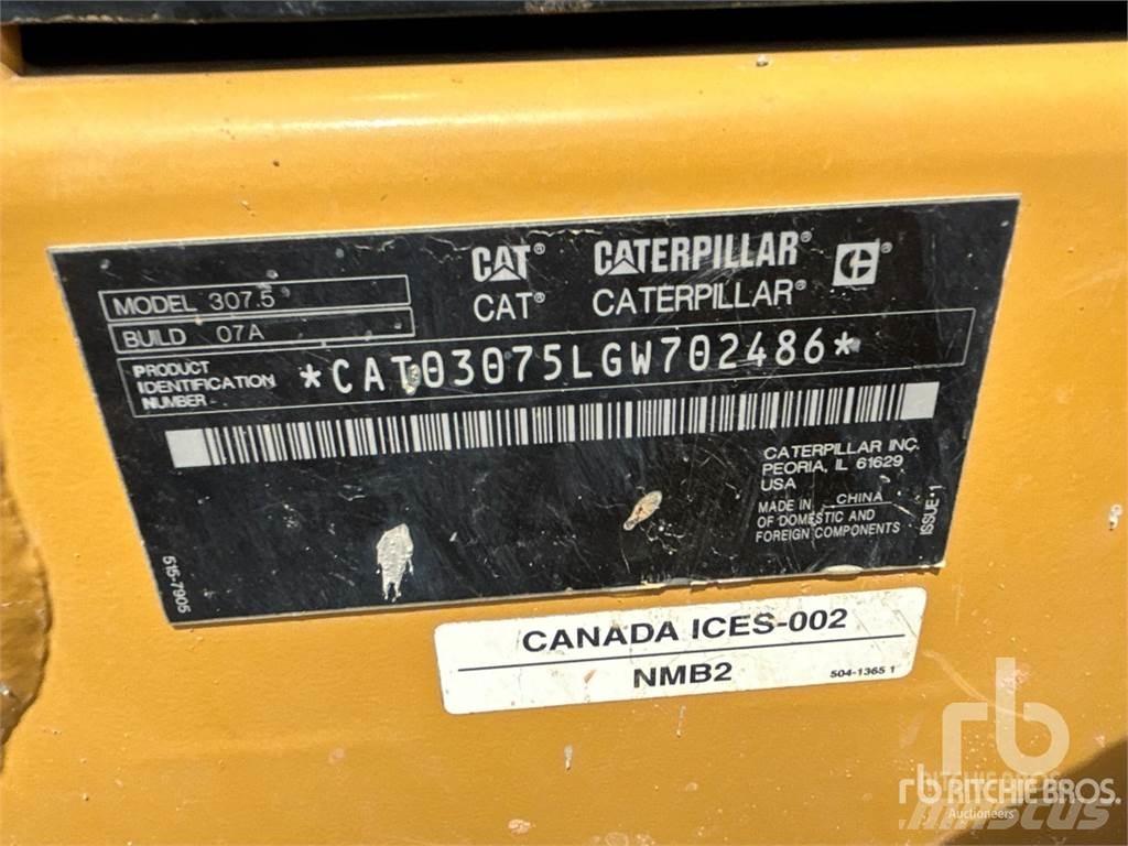 CAT 307.5 Excavadoras de cadenas