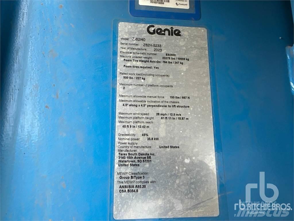 Genie Z62-40 Plataforma de trabajo articulada