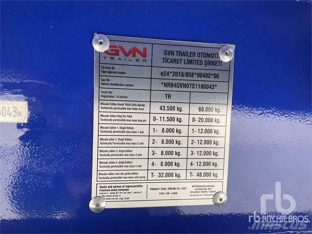  GVN Lowboy Semirremolques de góndola rebajada