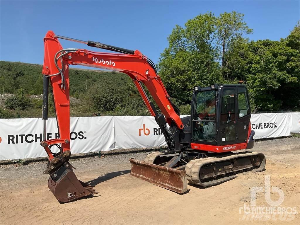 Kubota KX080-4A Excavadoras de cadenas
