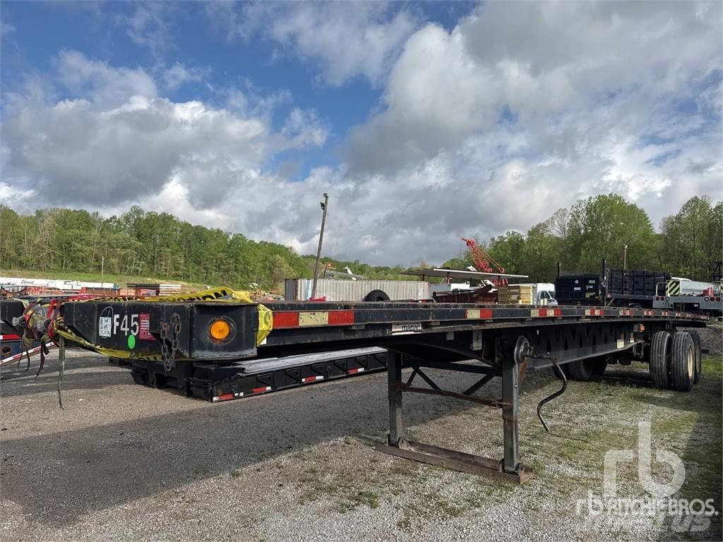 Manac 45 ft T/A Semirremolques de plataformas planas/laterales abatibles