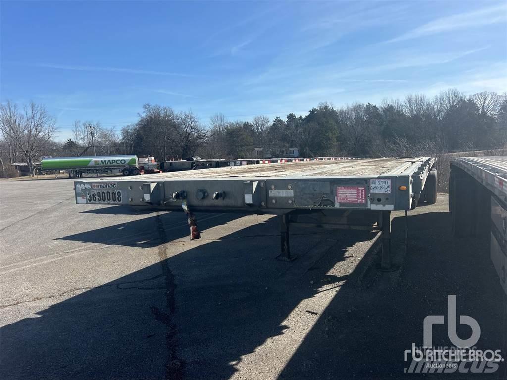 Manac 48 ft T/A Semirremolques de plataformas planas/laterales abatibles