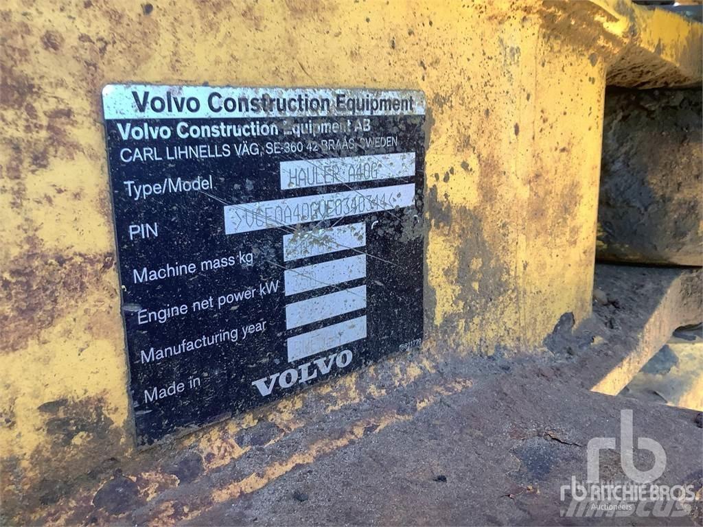 Volvo A40G Dúmpers articulados