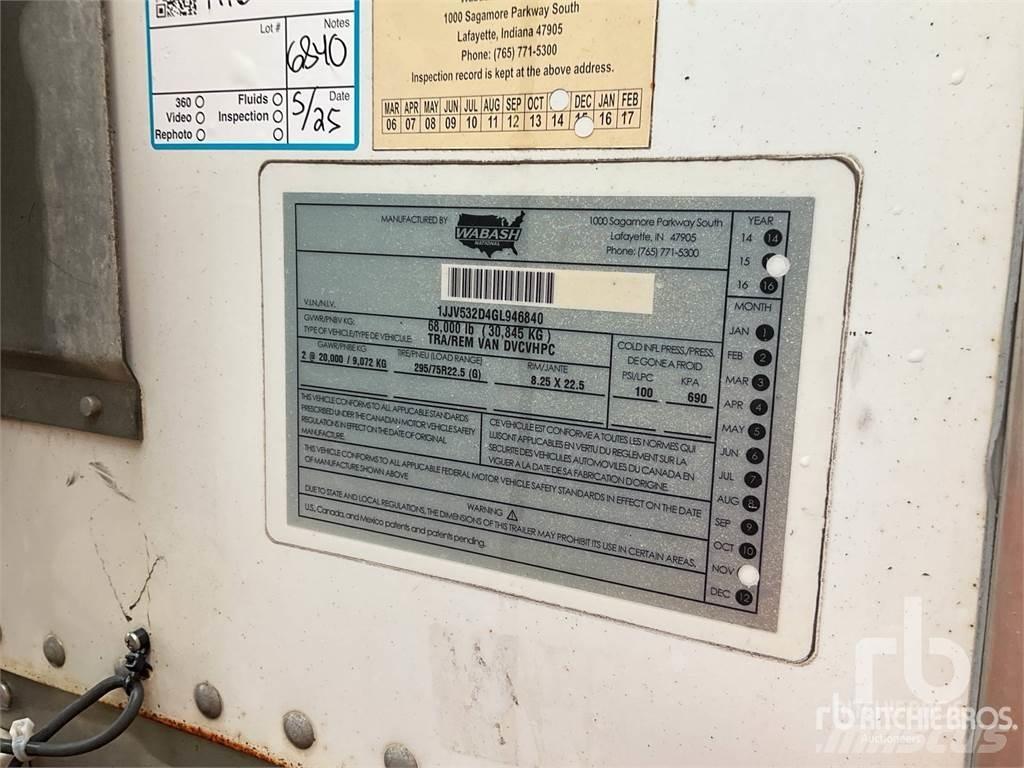 Wabash DVCVHPC Semirremolques con carrocería de caja
