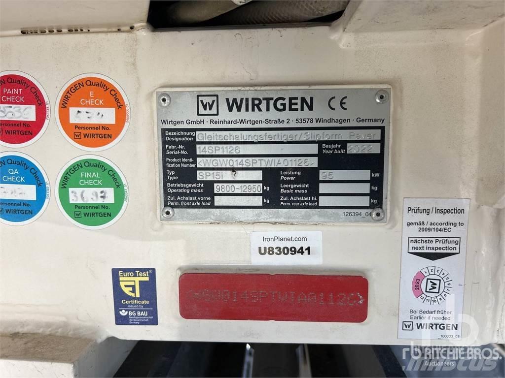 Wirtgen SP15I Pavimentadoras de hormigón