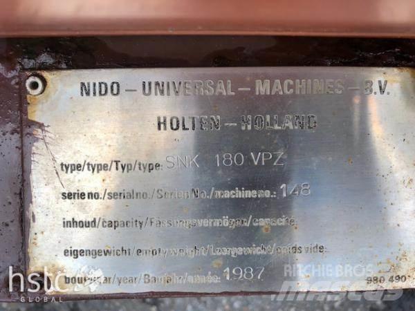 Schmidt Nido SNK 180 Láminas y cuñas quitanieves