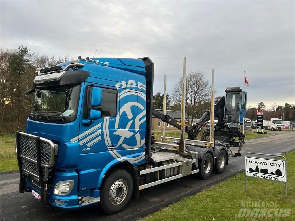 DAF XF530 FAT 6x4 Transporte de madera