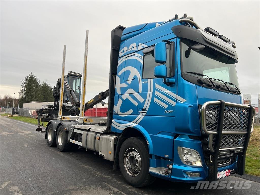DAF XF530 FAT 6x4 Transporte de madera